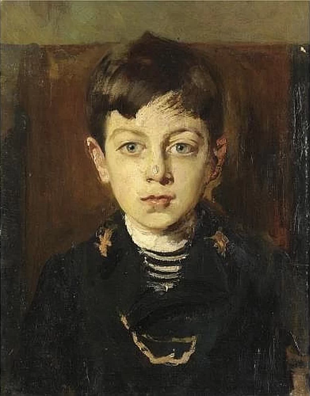 Ritratto di Enrico Petiti adolescente